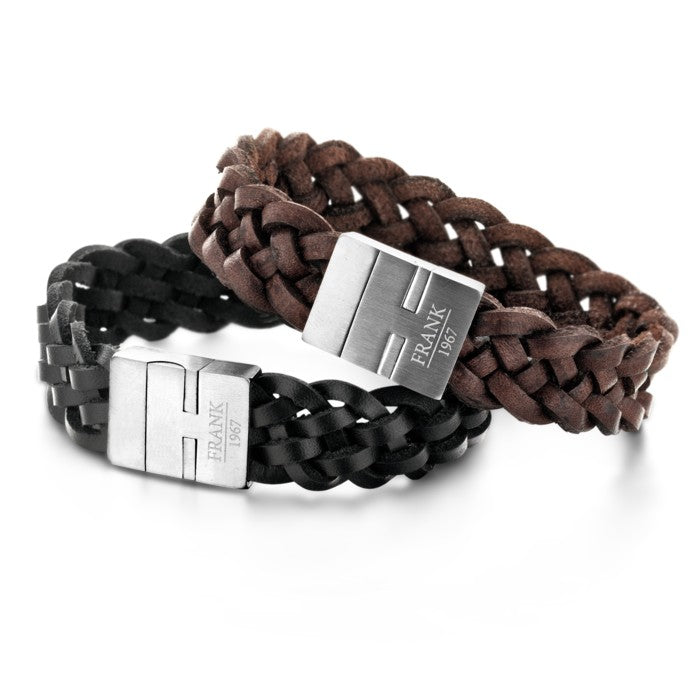 Men's Leather Bracelets Braided Facets to consider
