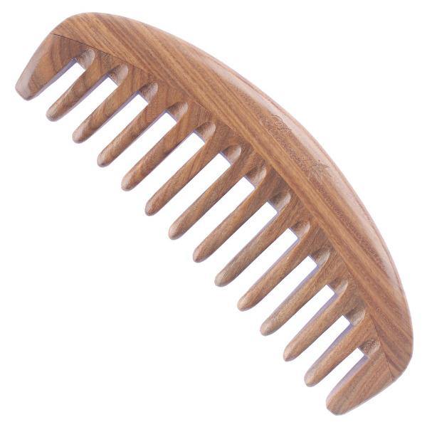 Beard Comb Black Buffalo Horn No Static  - Big Size Tooth Comb