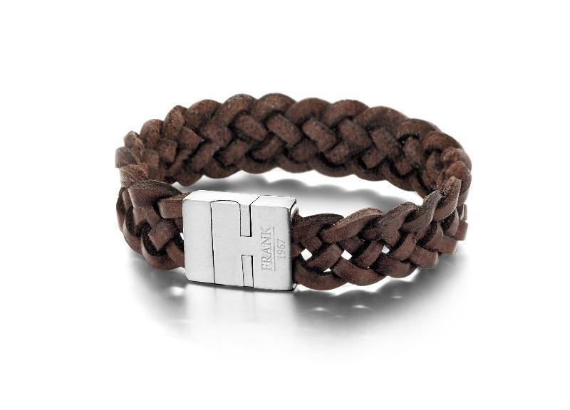 Bracelet Leather and Stainless Steel - 7FB-0006