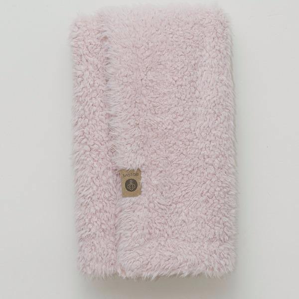 Dusty Pink Throw Blanket 2