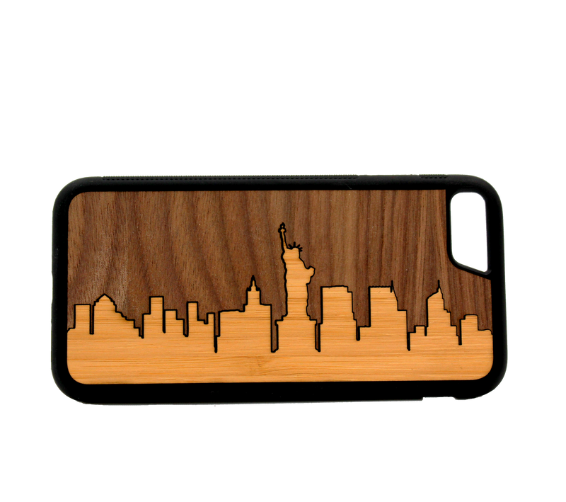 Wooden Phone Case | New York NY