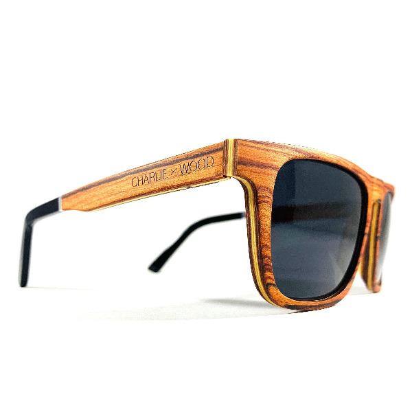 Edgewood - Halfrounded Wooden Sunglasses