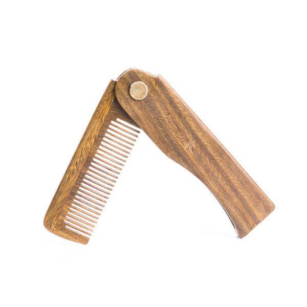 Foldable Bear Comb Sandalwood 1
