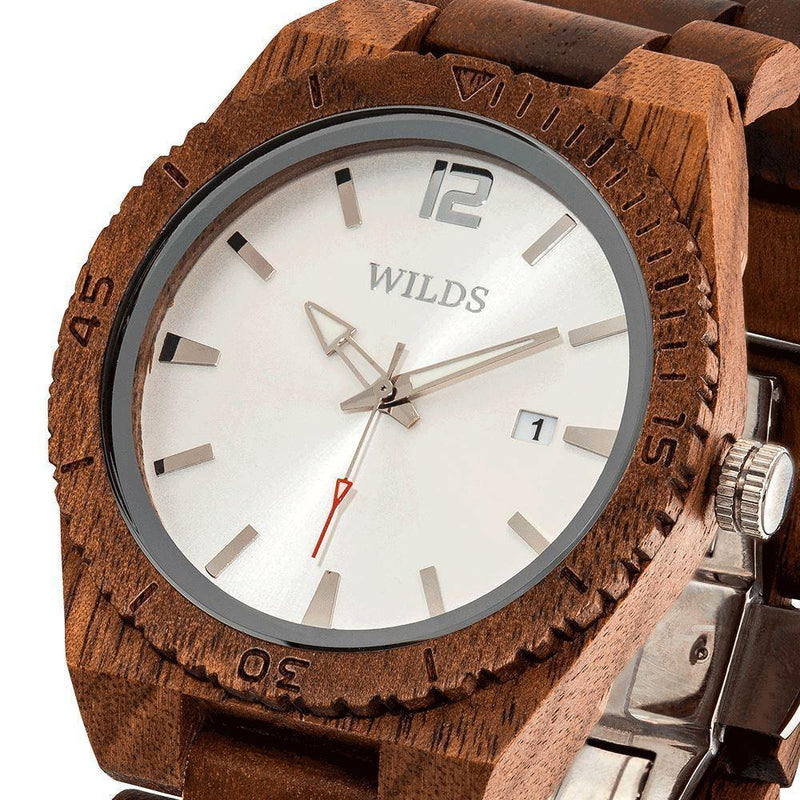 Men's Wooden Watch Custom Engrave Walnut  2