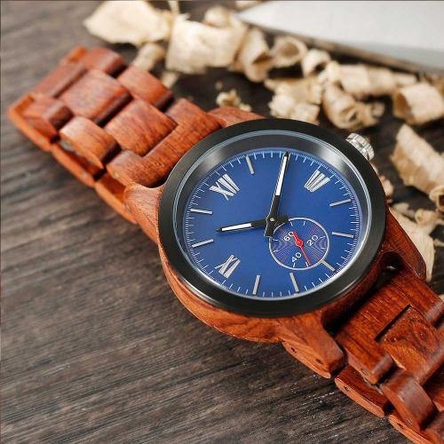 Men's Wood Watch Handcrafted Kosso
