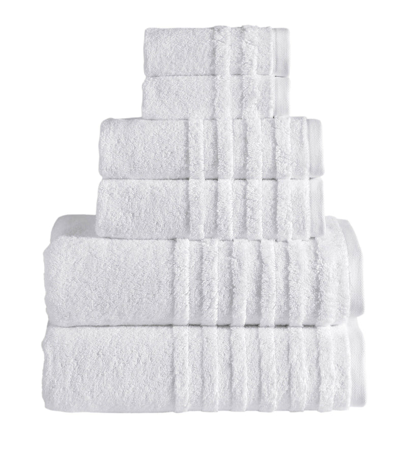 Bath Towels Opulent Collection 6 Pcs Towel Set - The Gallant Way