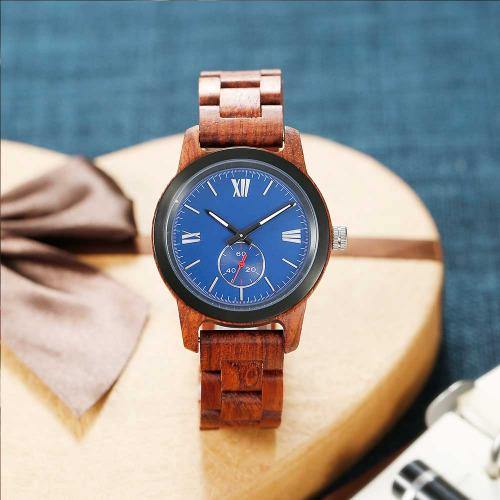 Men's Wood Watch Handcrafted Kosso 3