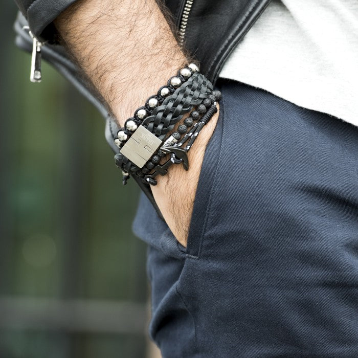 Men Bracelets wear on the Right or Left Wrist