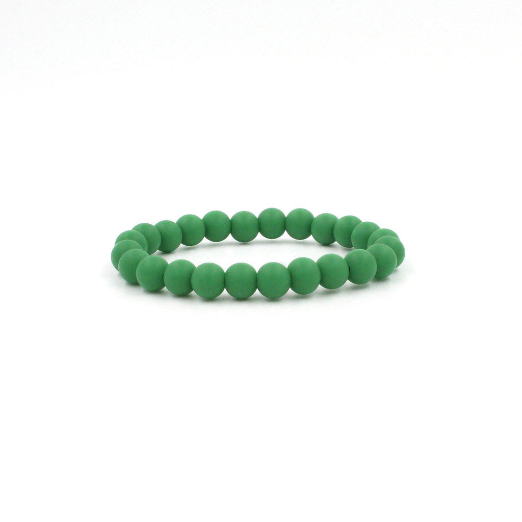 Christmas Green Silicon rubber 9MM bead bracelets - The Gallant Way