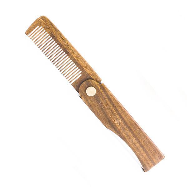 Foldable Bear Comb Sandalwood 4