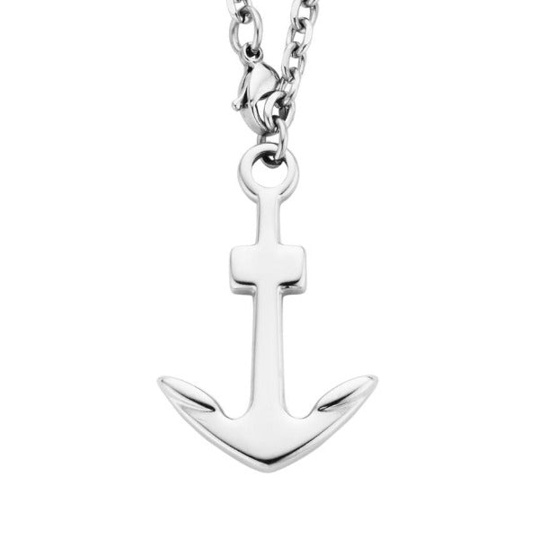 Men's necklace Steel anchor 7FN-0001 - The Gallant Way
