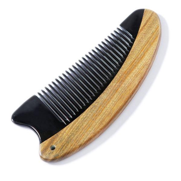 Beard Comb Buffalo Horn - No Static 2