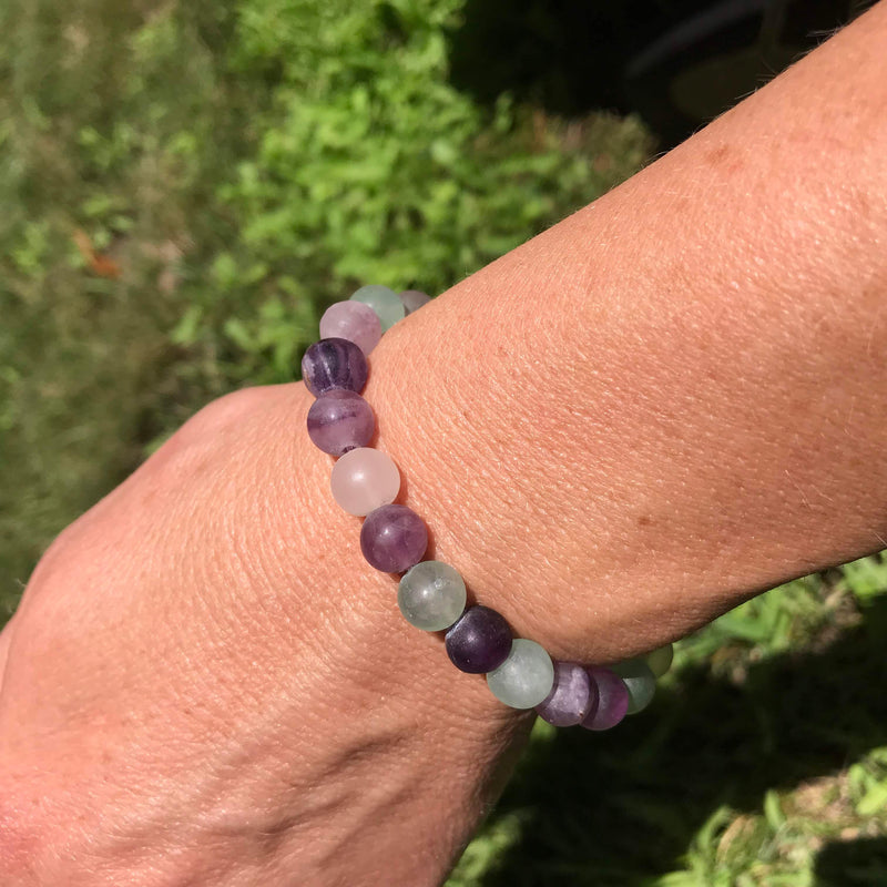 Fluorite Bracelet - Frosted - The Gallant Way