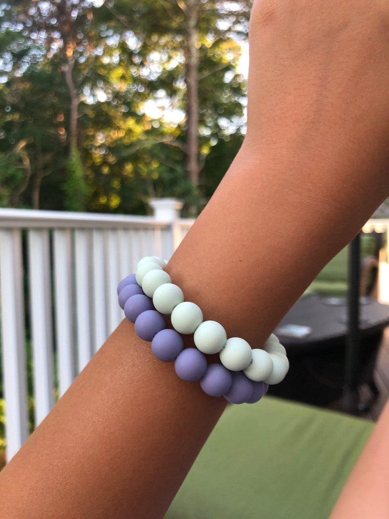 Wink Silicon rubber 9MM bead bracelets - The Gallant Way