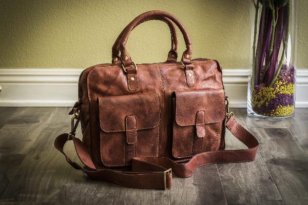 Men's Leather Briefcase - Commuter 6