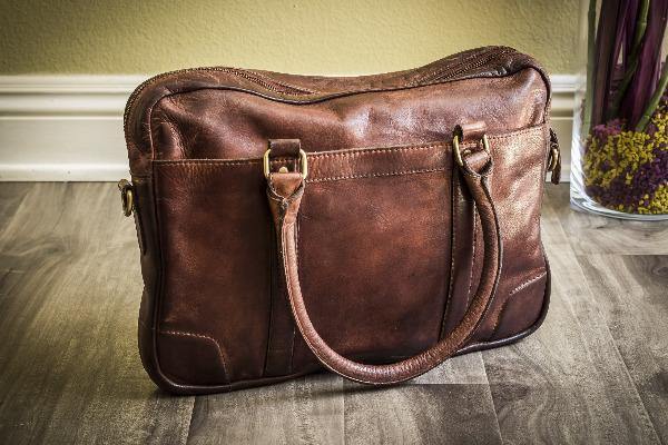 Men's Leather Briefcase -Sleek 9