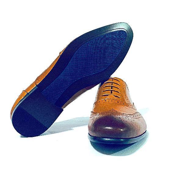 Elegant Success Brown Leather Shoes  C&C 7