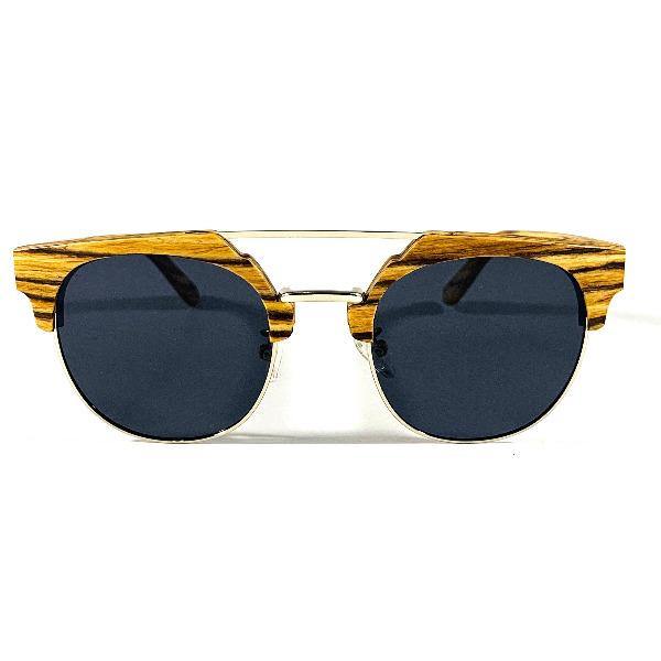 Men's Halfrounded Wooden Sunglasses -Edgewood 2