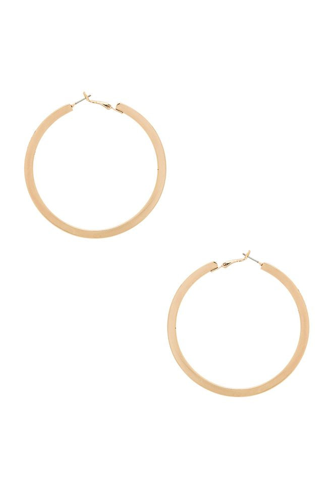 Calypso 18k Gold Plated Hoop Earrings