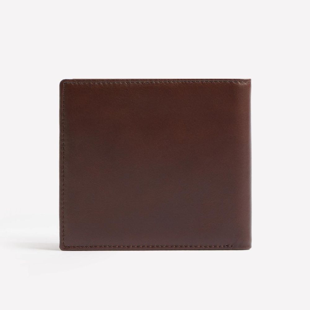 Men's Genuine Leather Bi-Fold Wallet