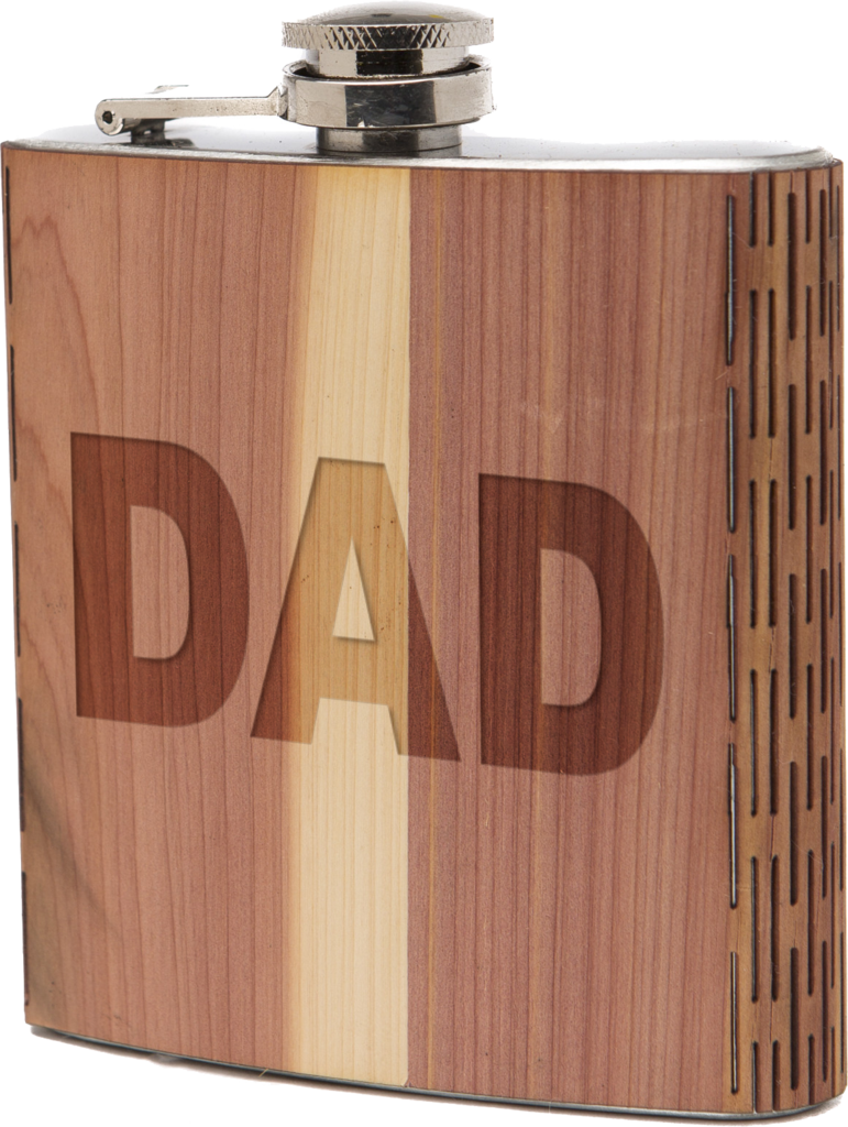 6 oz. Wooden Hip Flask | Father's Day Edition - The Gallant Way