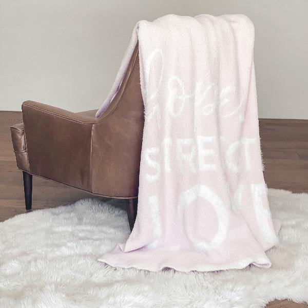 Pink Throw Blanket - DREAM 2