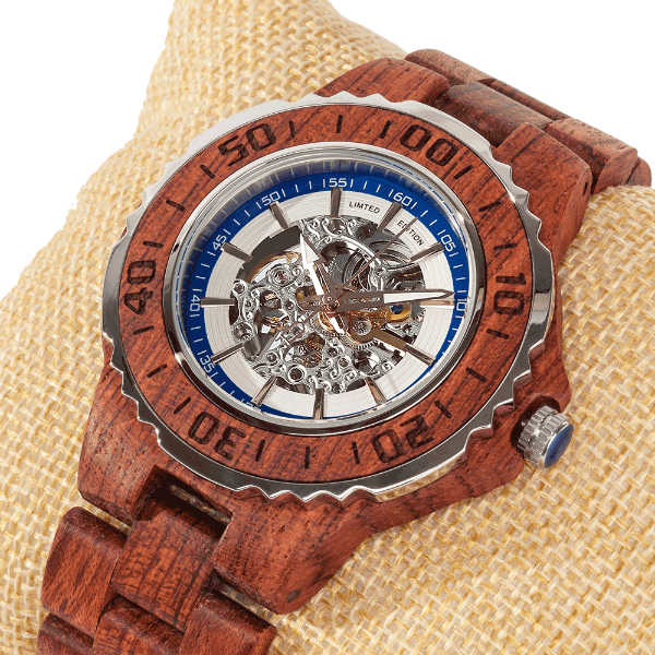 Men's Wooden Watch  Automatic Kosso  2