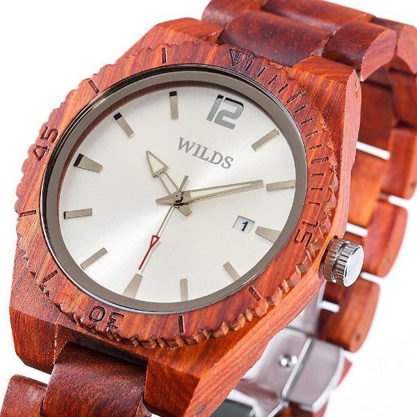 Women's Wooden Watch Natural Maple & Rosewood   2