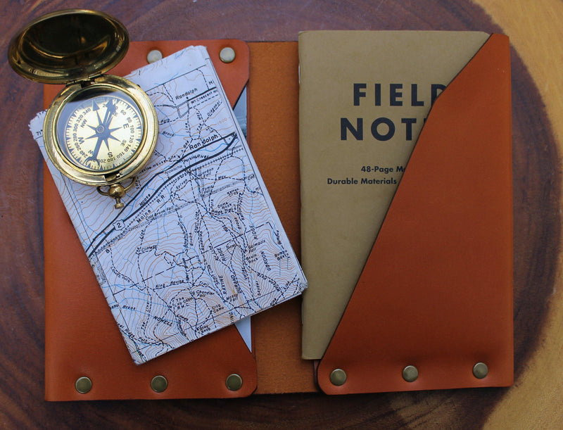Hammer Riveted Travel Journal Wallet - The Gallant Way