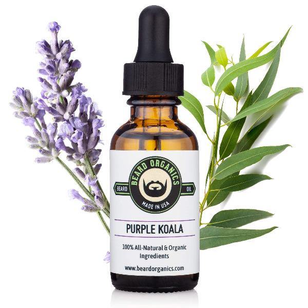 Beard Oil Lavender & Eucalyptus Purple Koala